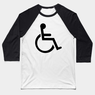 Whelchair Sign Baseball T-Shirt